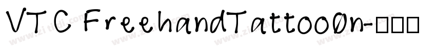 VTC FreehandTattoo0n字体转换
